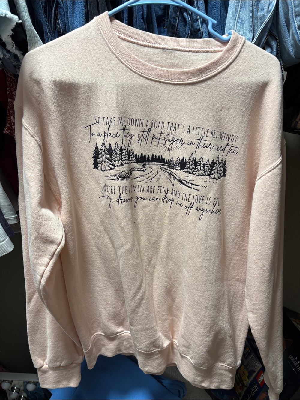 zach bryan crewneck sweatshirt